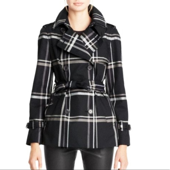 coach plaid jacket